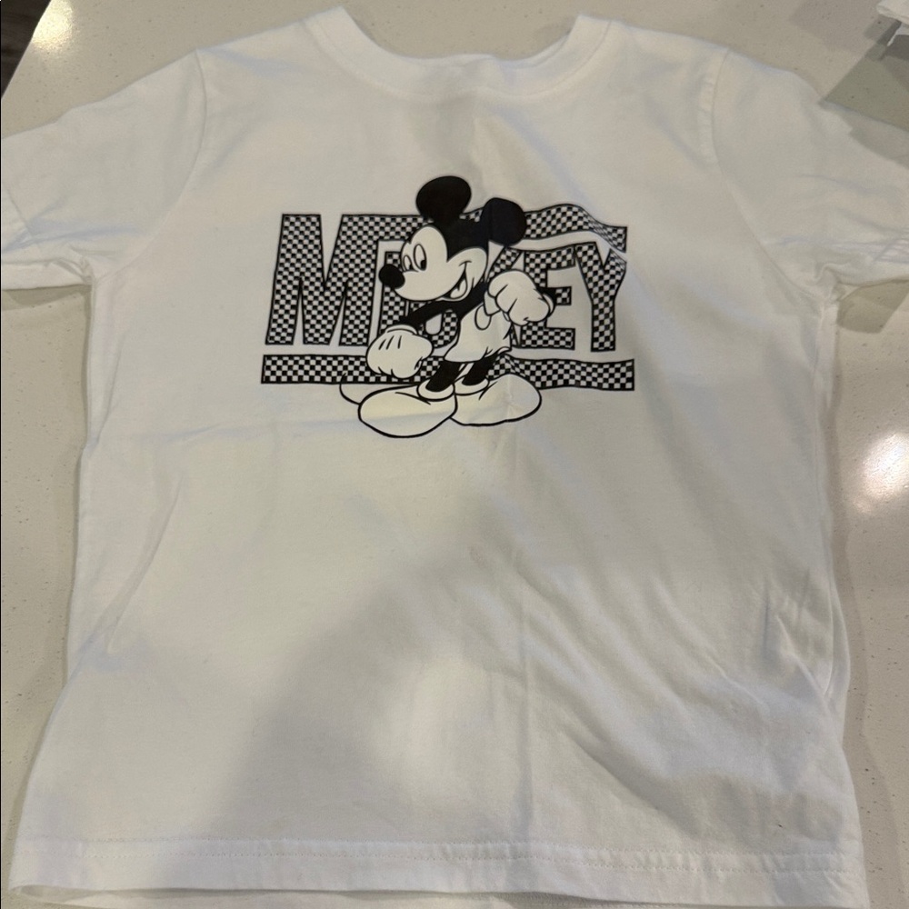 Disney Kids White Mickey Mouse Tee
